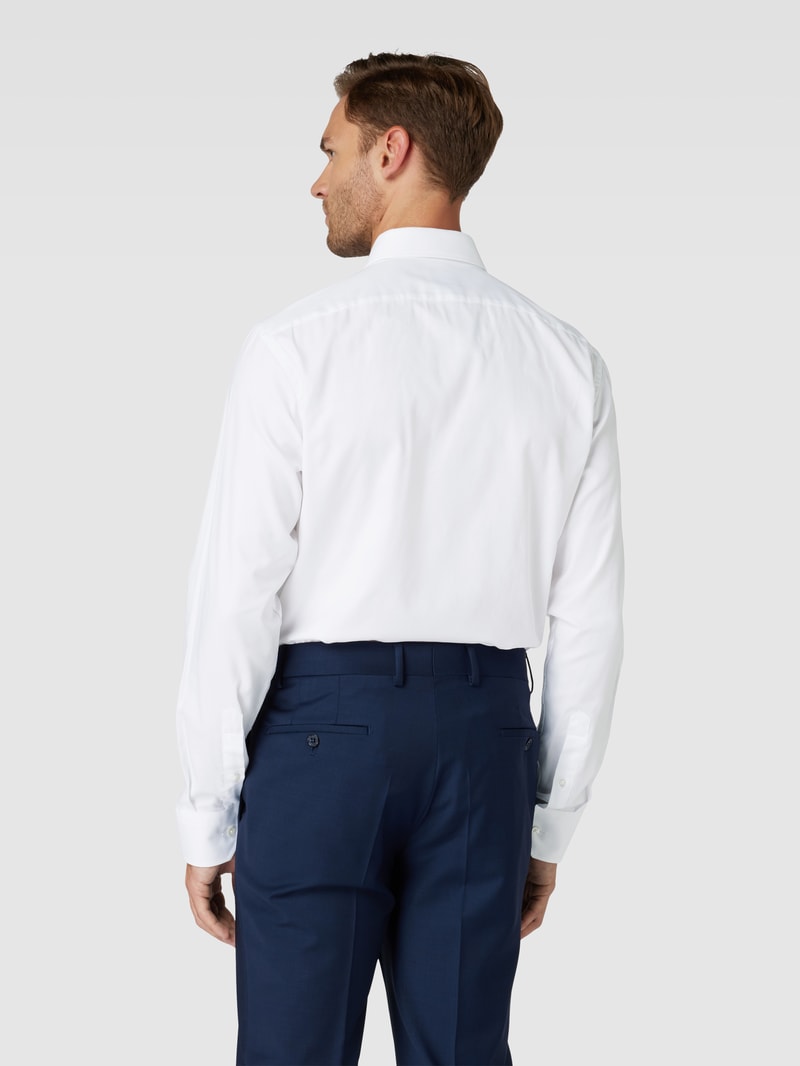 Regular Fit Business-Hemd mit Haifischkragen Modell 'Joe' in weiß