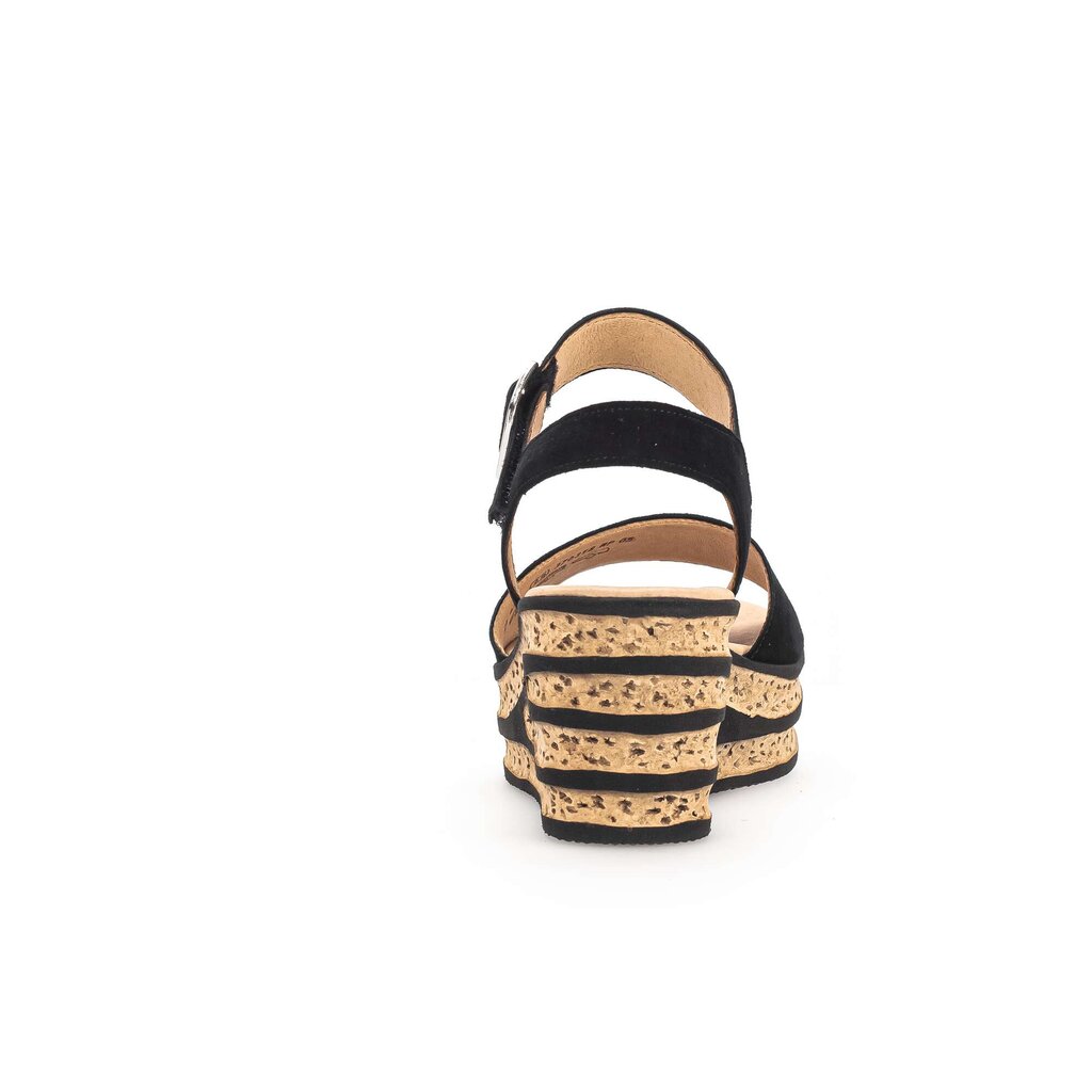 Gabor fashion Keilsandalette schwarz