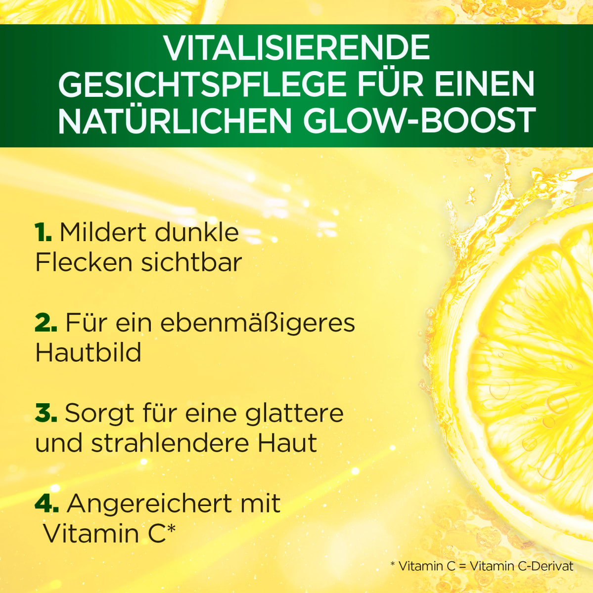 Gesichtsserum Vitamin C Glow LSF 25, 50 ml