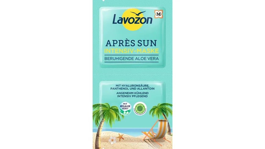 LAVOZON Après Sun Kühlende Après Aloe Vera Intensiv-Maske 16 ml