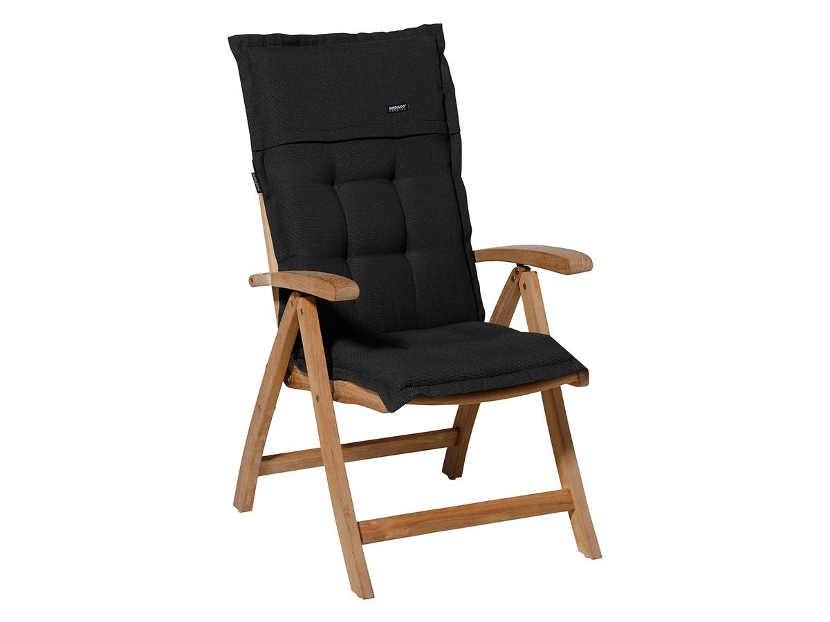 Madison Rib Black für niedrige Rückenlehne