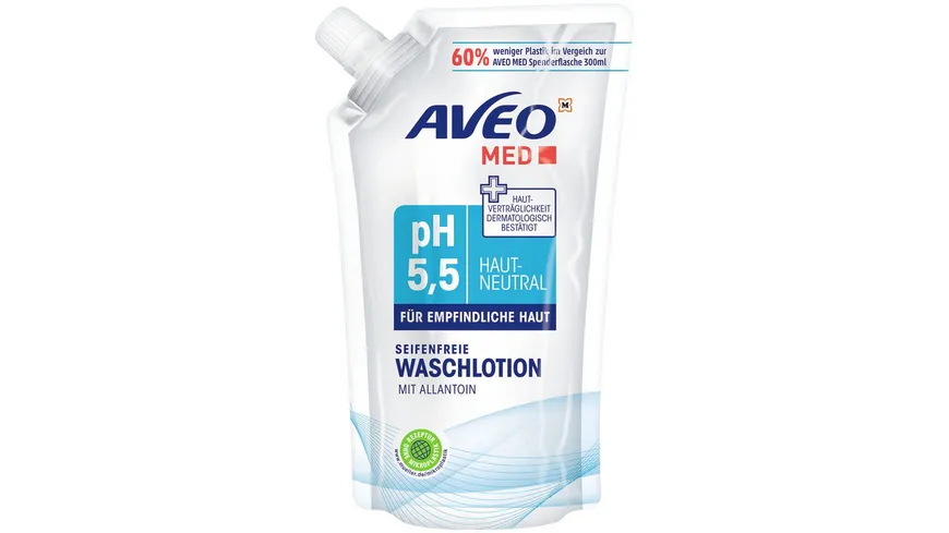 AVEO MED PH Seifenfreie Waschlotion Nachfüllbeutel 500 ml