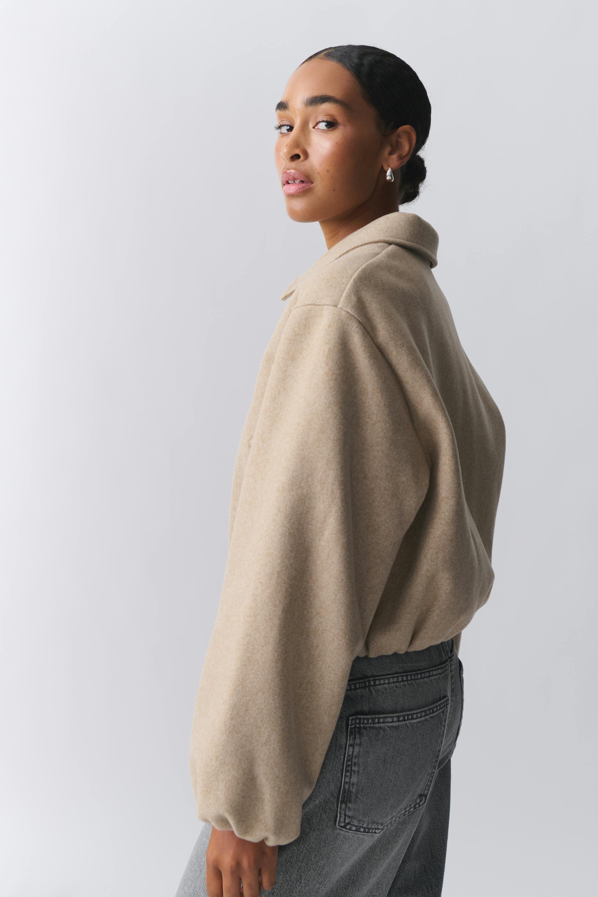 Short felt jacket