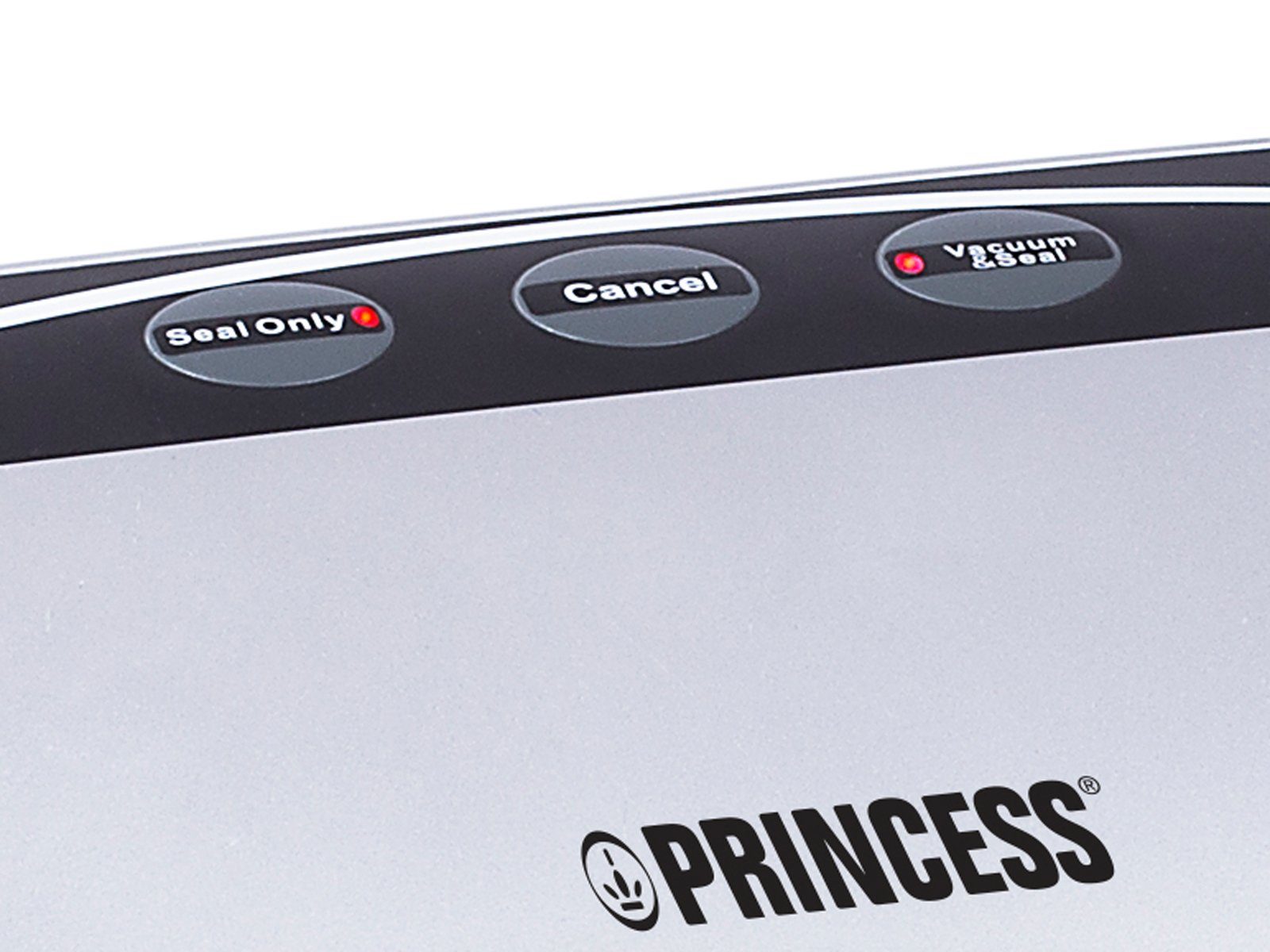 PRINCESS Vakuumierer, 110W, Folienschweiß-Gerät Foodsaver Sous Vide Lebensmittel aufbewahren