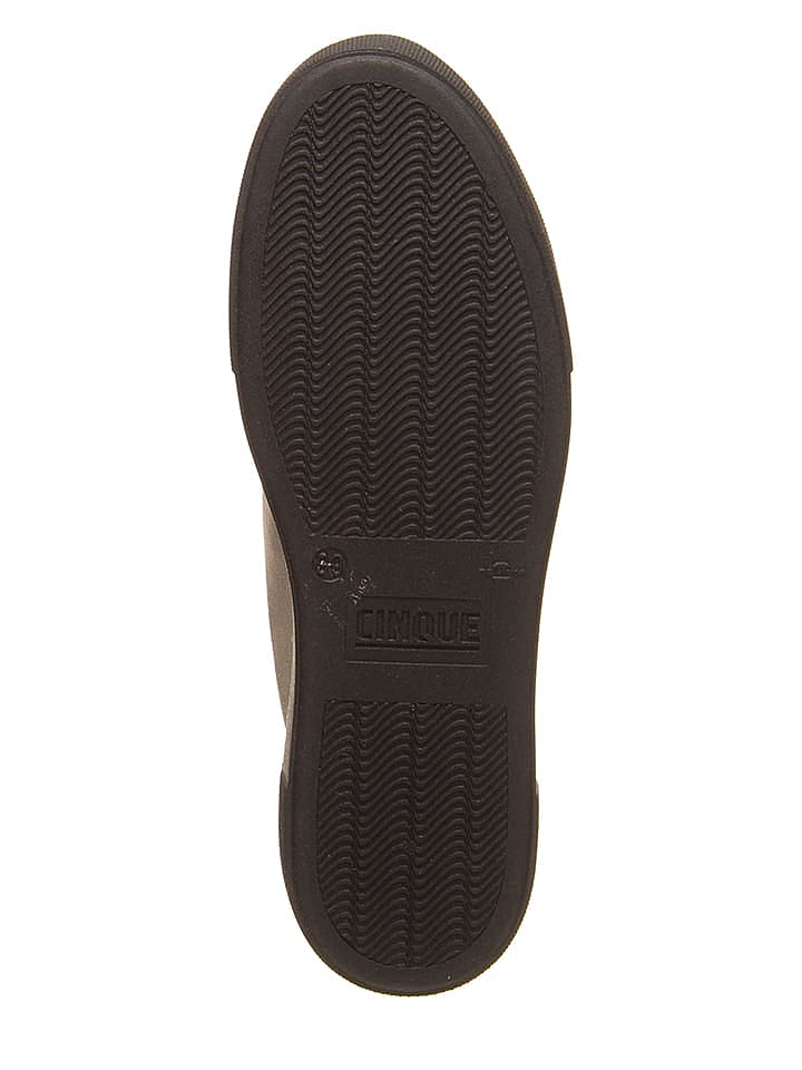 Cinque Leder-Sneakers in Grau günstig kaufen 39