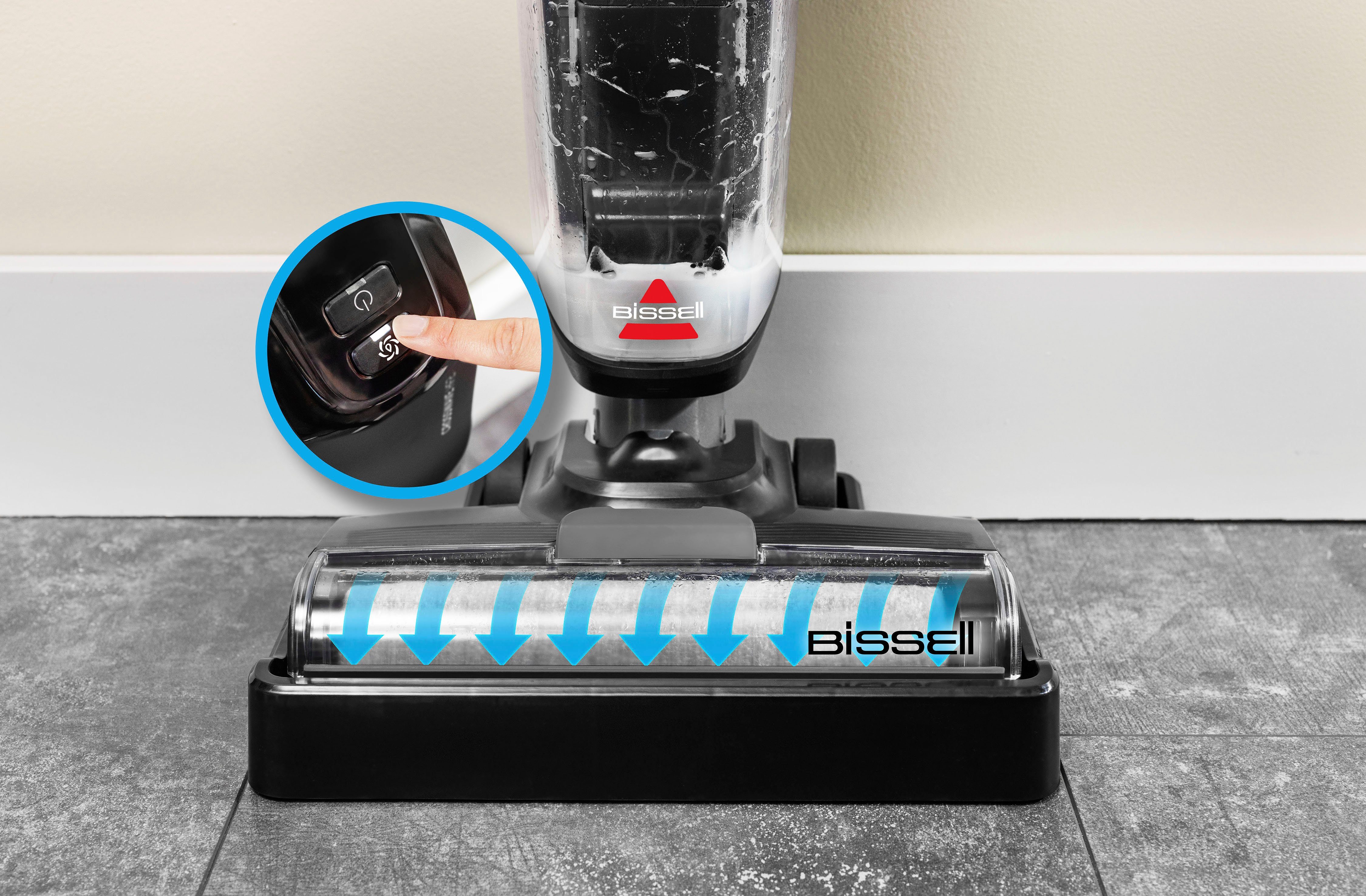 Bissell Nass-Trocken-Sauger Crosswave HF2 Select 3847N, 420 W, beutellos