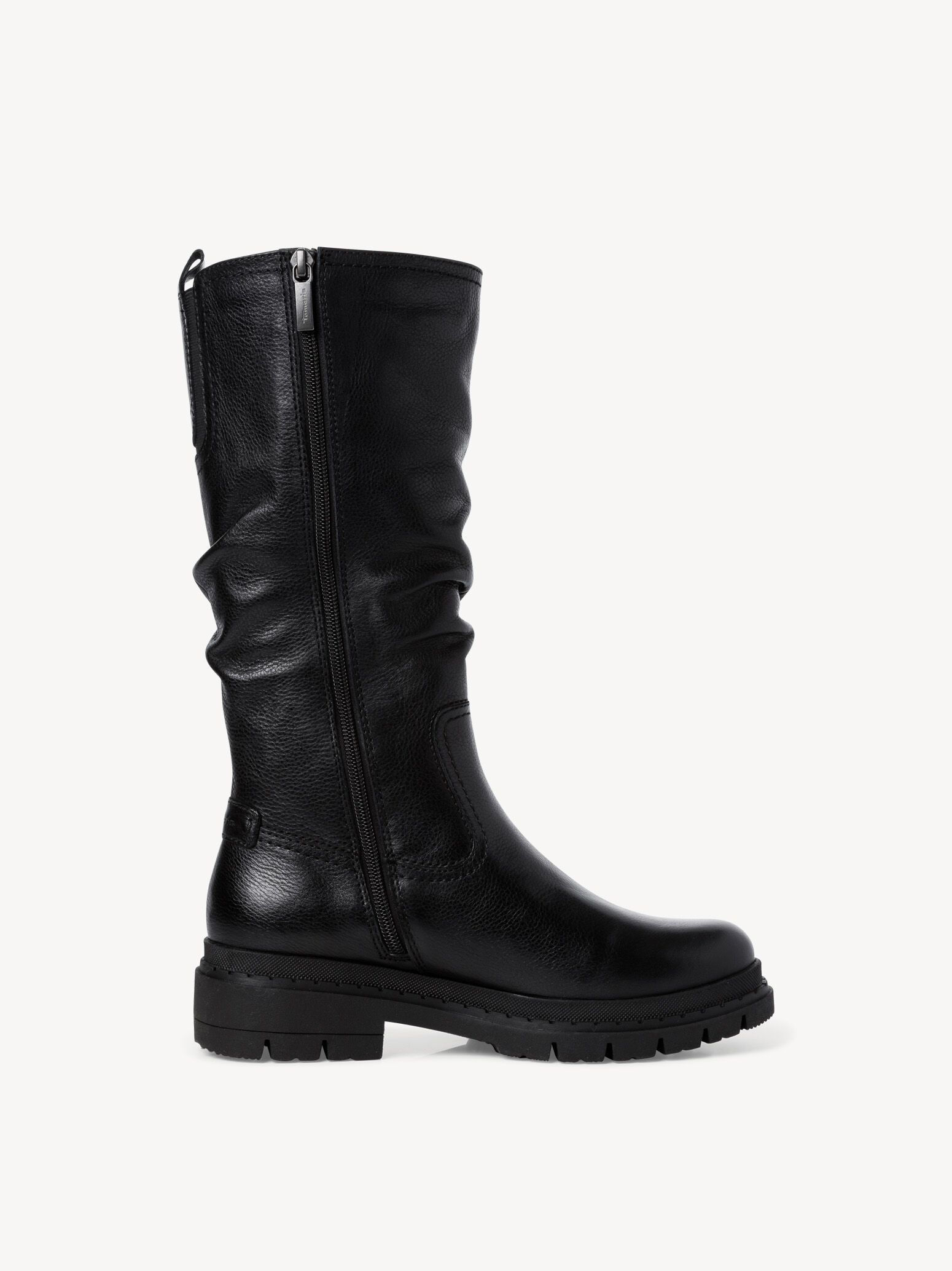 Bottes en cuir - noir