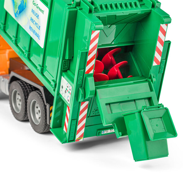 Ferngesteuerter Mercedes Benz Arocs Müllwagen, grün