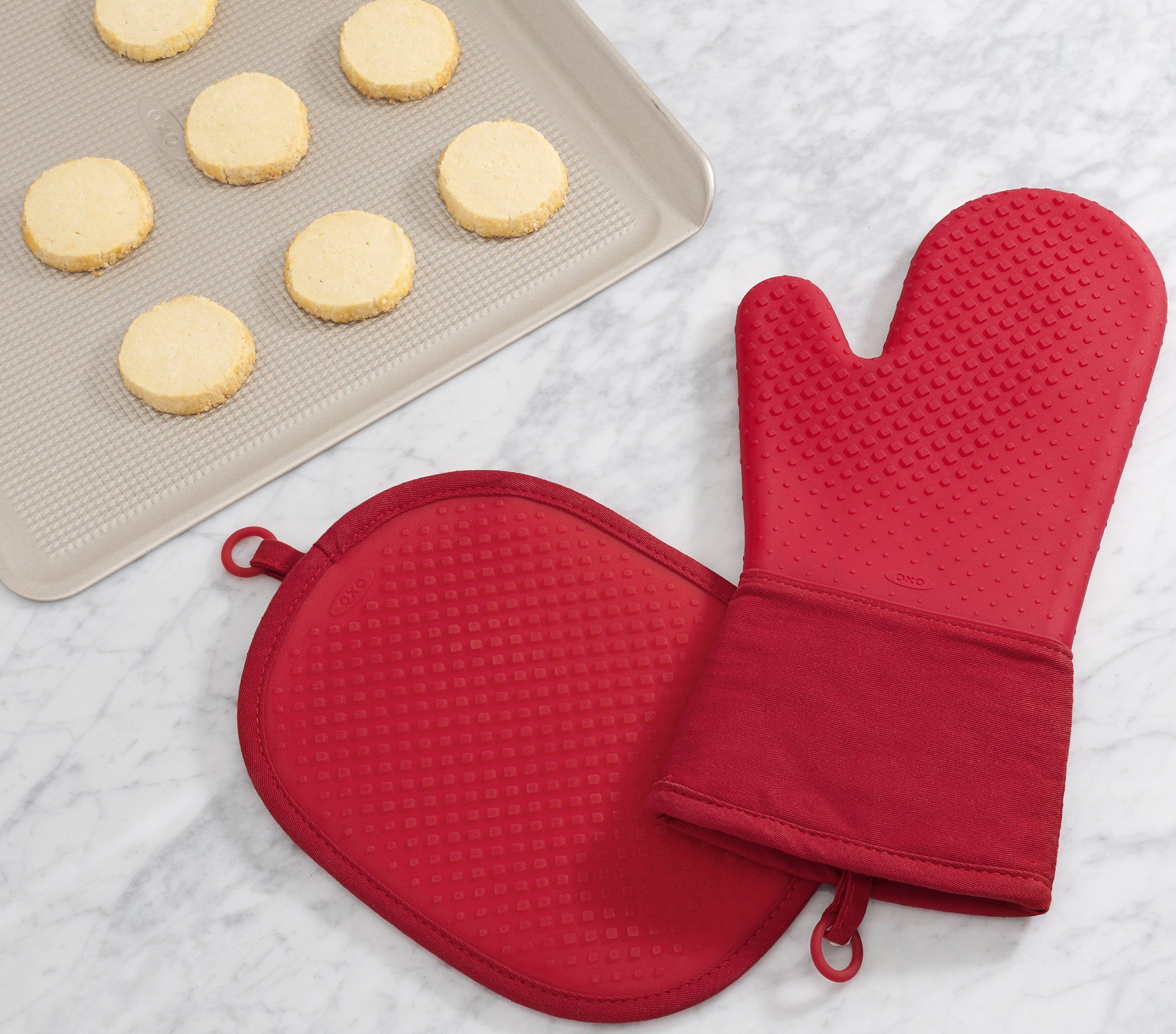 OXO Good Grips Topfhandschuhe, (1-tlg), Silikon