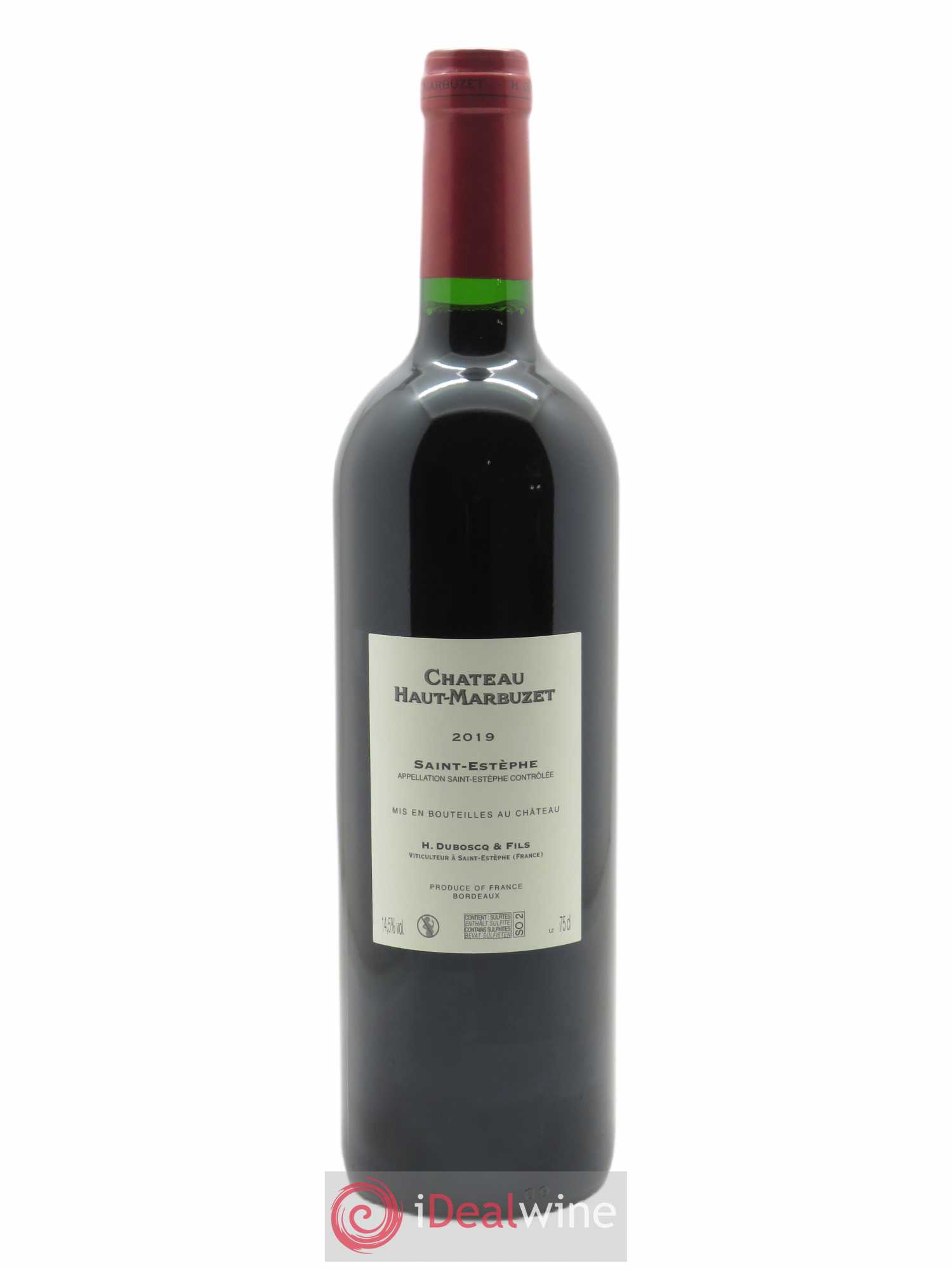 Château Haut Marbuzet  2019 - Lot de 1 Bouteille