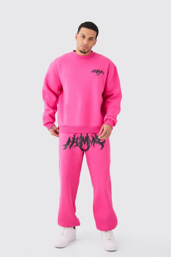 Oversize Homme Sweatshirt-Trainingsanzug