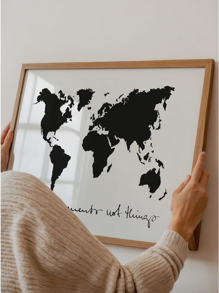 Tales by Jen Poster / Kunstdruck „Collect moments, not things“ I Ohne Rahmen günstig kaufen