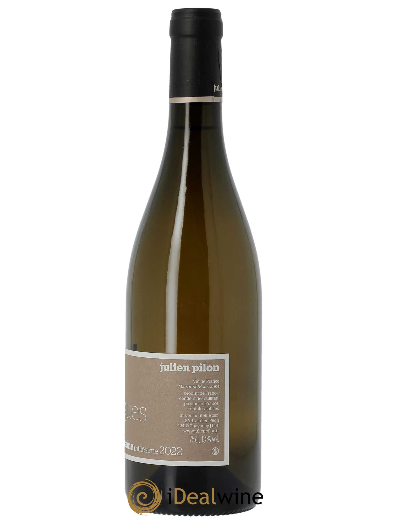IGP Collines Rhodaniennes Le Bruit des vagues Julien Pilon  2022 - Lot de 1 Bouteille