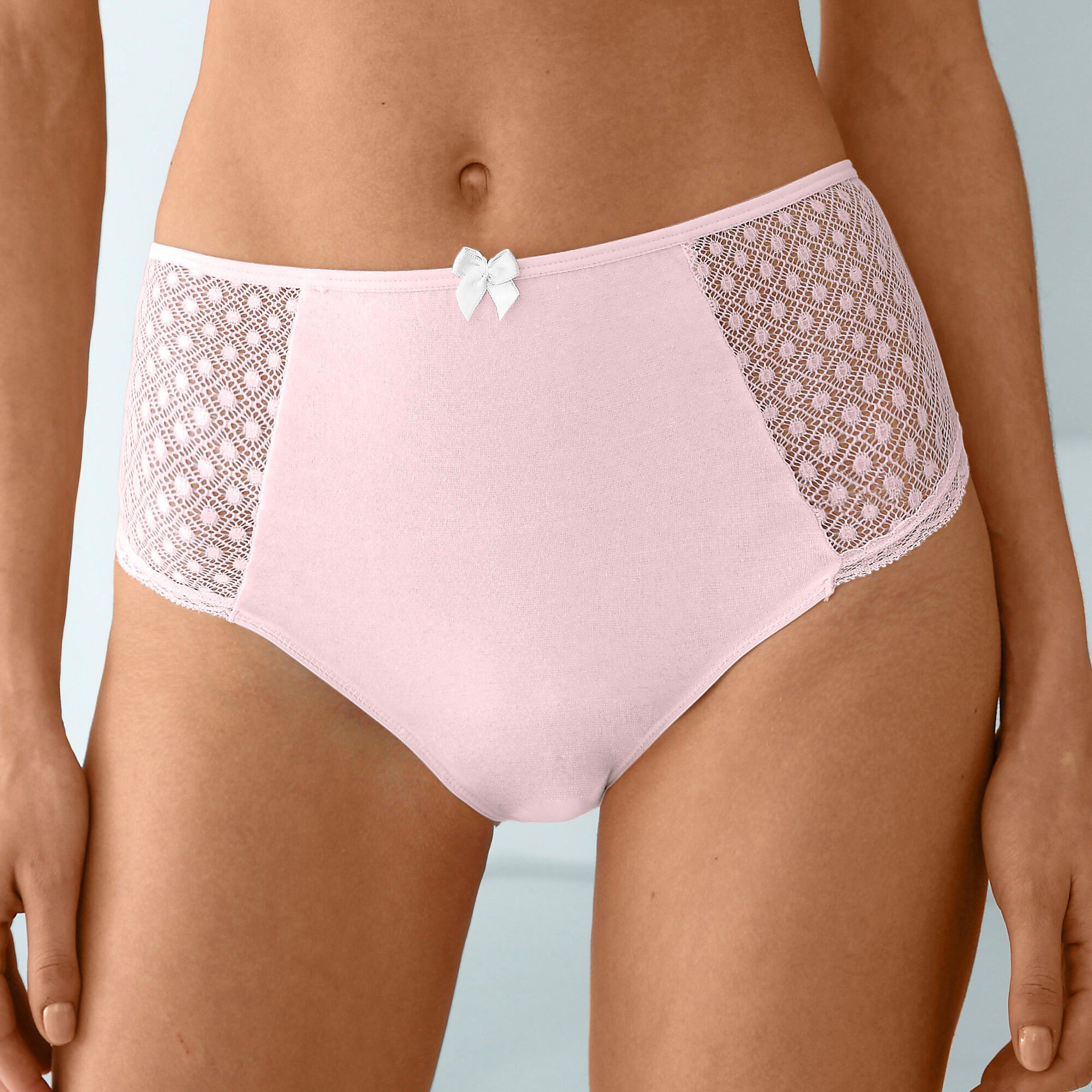 Culotte maxi dentelle coton uni Tropea