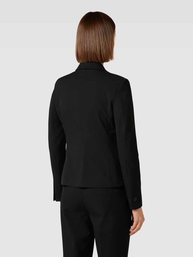 Blazer mit Paspeltaschen in schwarz