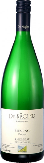 2022 Rheingau Riesling Schoppen trocken 1,0 L - Weingut Dr. Nägler