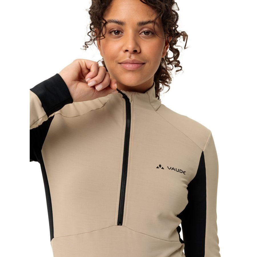 Kuro Fahrrad Half Zip Langarmshirt Damen
