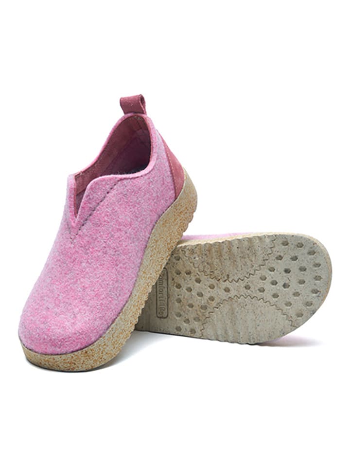 Comfortfusse Hausschuhe in Rosa günstig kaufen