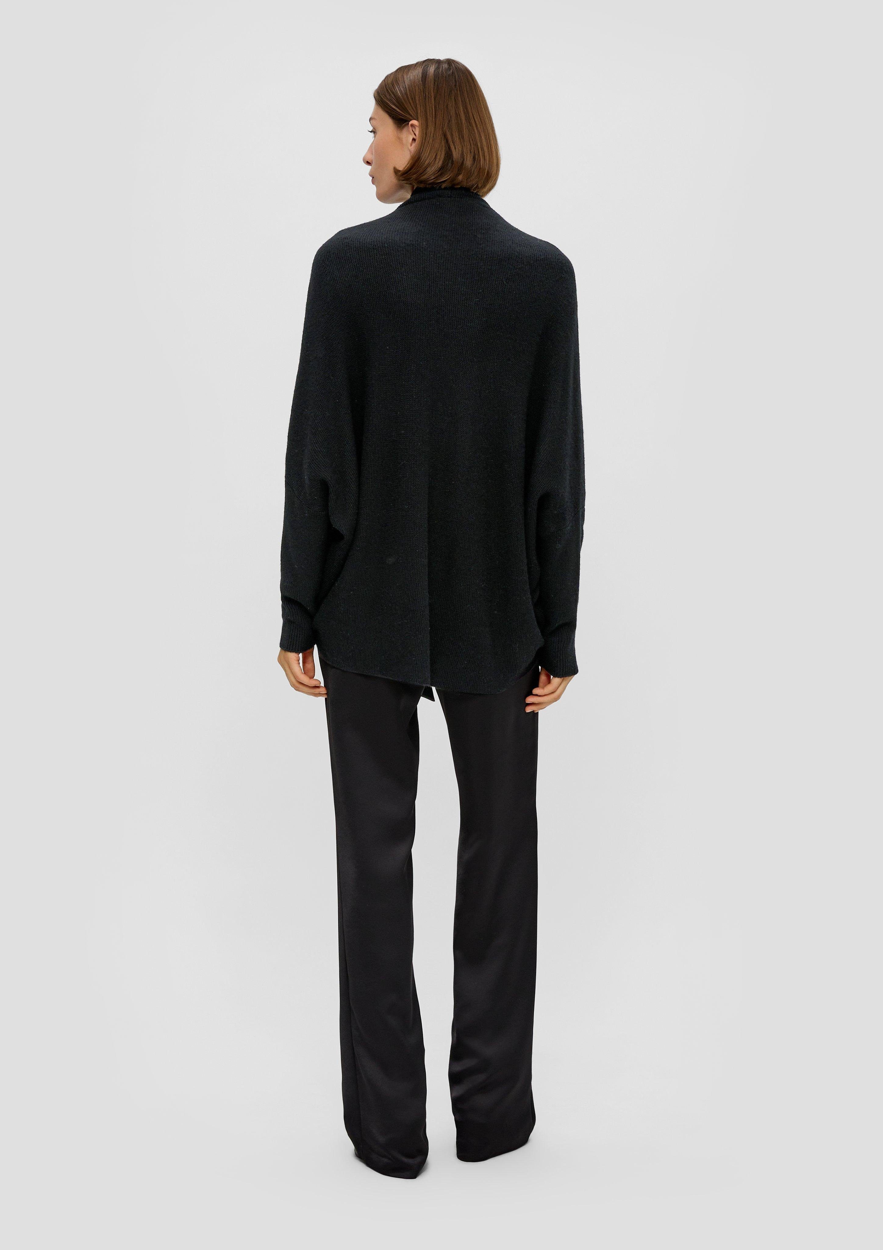 s.Oliver BLACK LABEL Strickjacke Cardigan mit Pailletten Pailletten