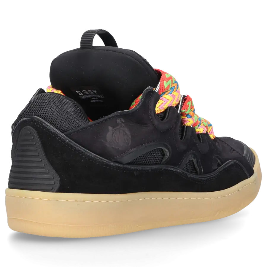 Lanvin - Sneaker low CURB Veloursleder - schwarz