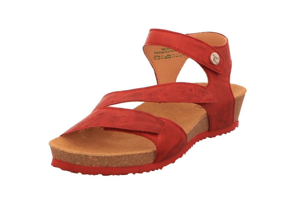 THINK Komfort Sandalen rot Dumia