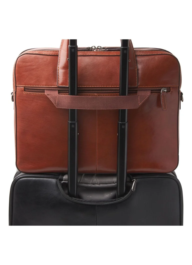 Businesstasche „Paul“ aus Leder von Castelijn & Beerens mit 15,6-Zoll-Laptopfach