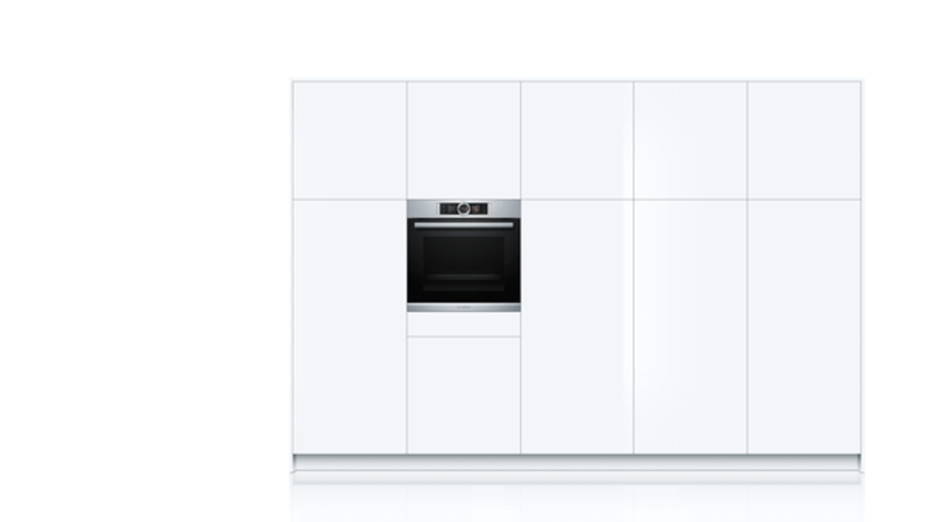 BOSCH Einbaubackofen HBG636ES1, mit Auszug nachrüstbar, 13 Beheizungsarten, Reinigungsunterstützung