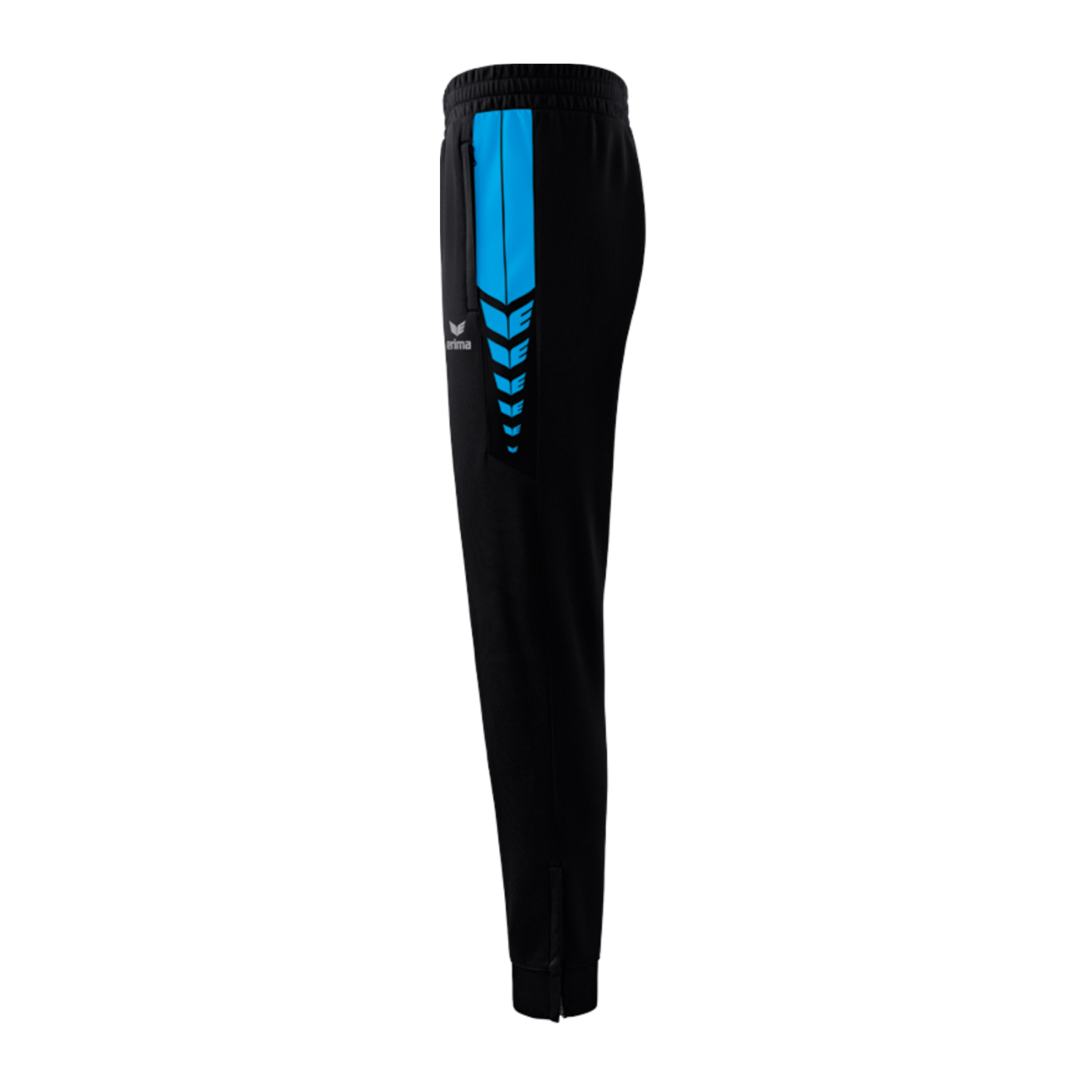 Erima Six Wings Worker Hose Kids Schwarz Hellblau