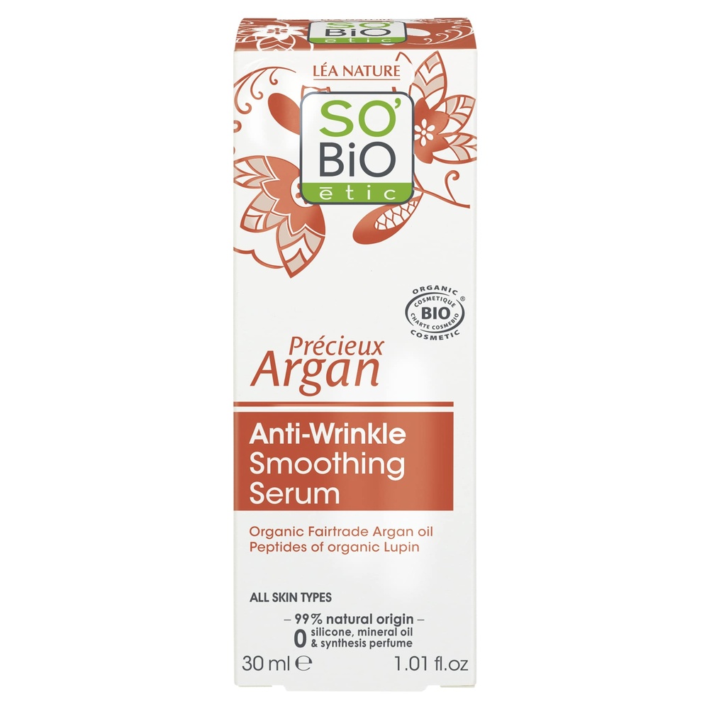 LÉA NATURE SO BiO étic Sérum lissant Anti-Rides, Précieux Argan Sérum