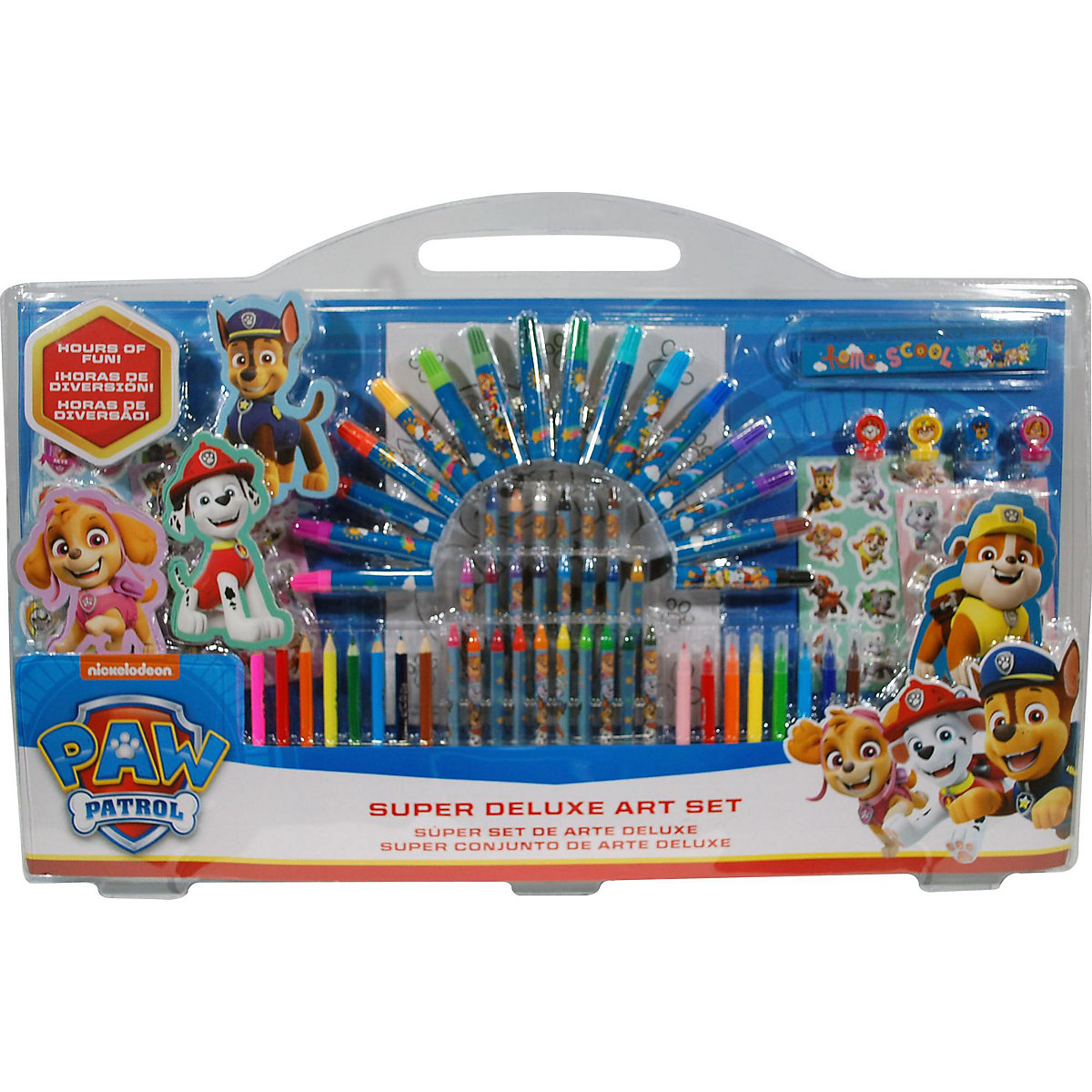 Mal-Kreativset DELUXE PAW Patrol, 77-tlg.