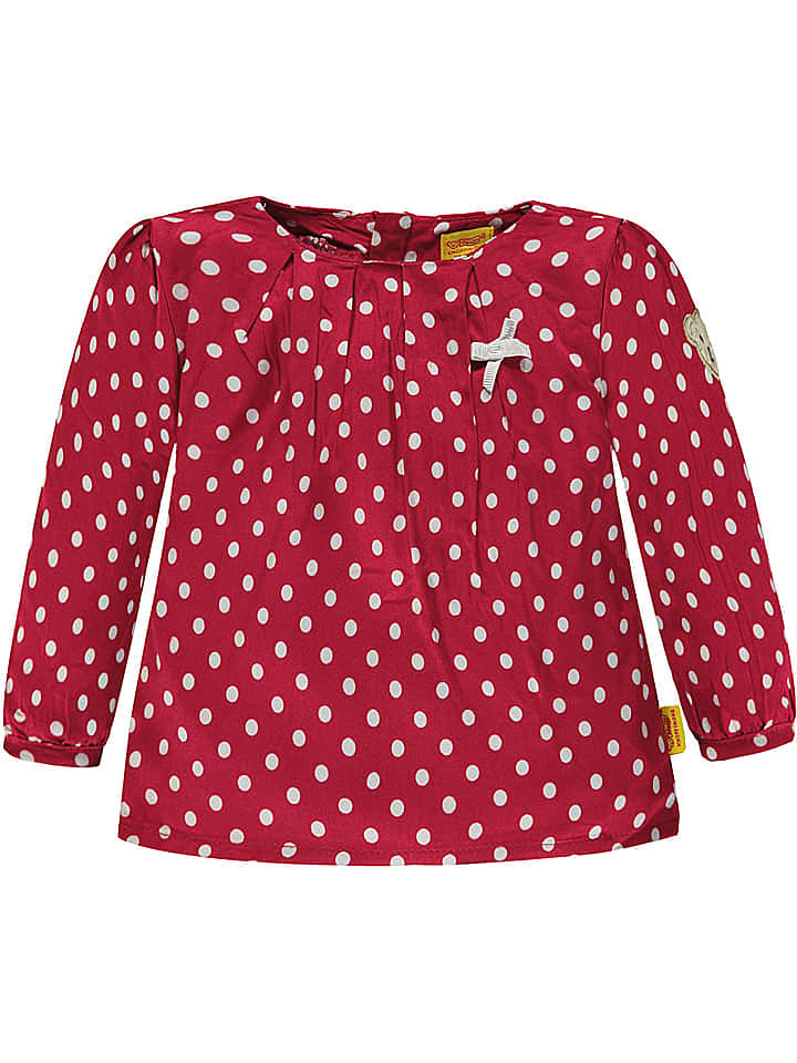 Steiff Bluse in Rot günstig kaufen 86