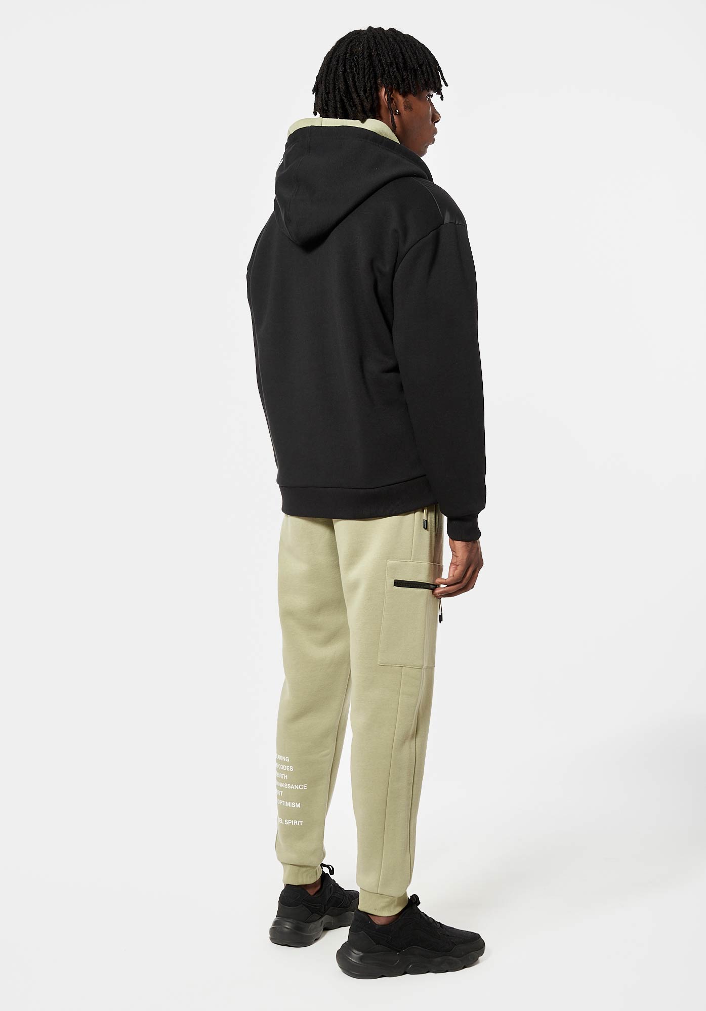 SIMBA  Sweat doudoune zippé noir Homme