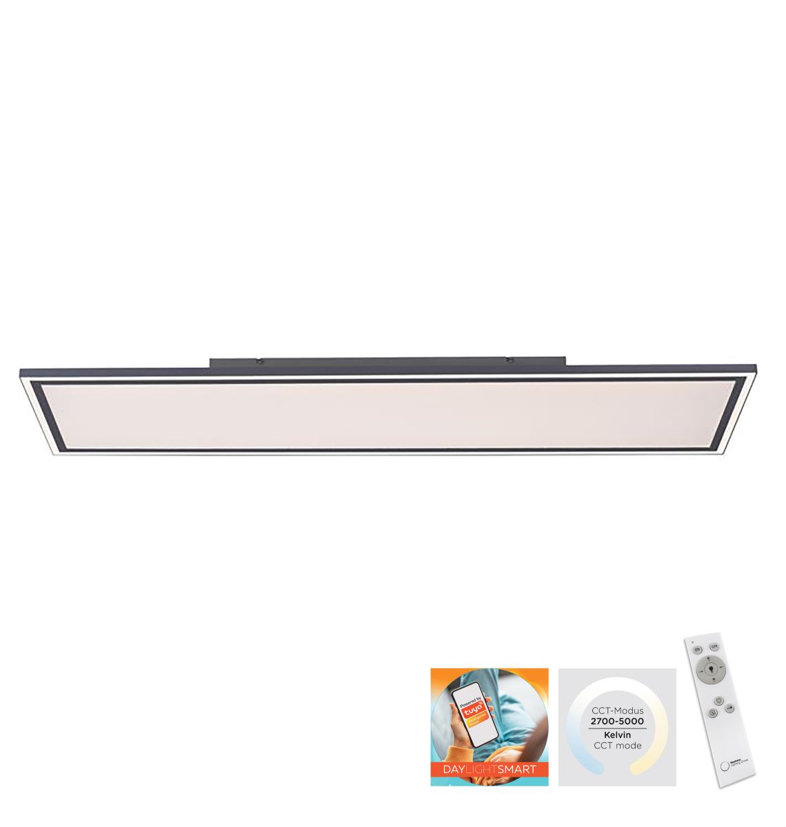 LED Deckenleuchte Edging-Smart 120 x 30 cm