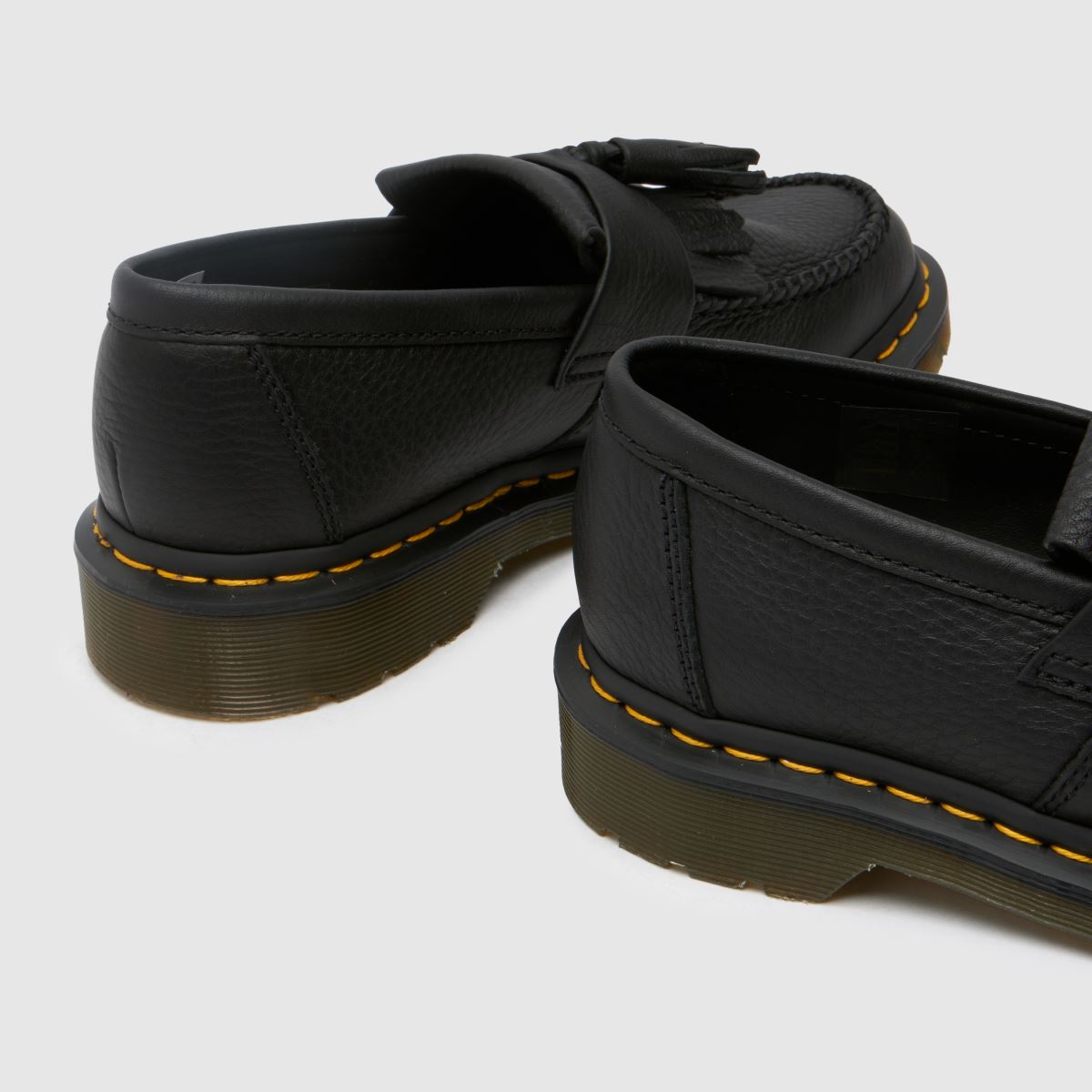 Dr Martens – Adrian – Svarta, platta loafers