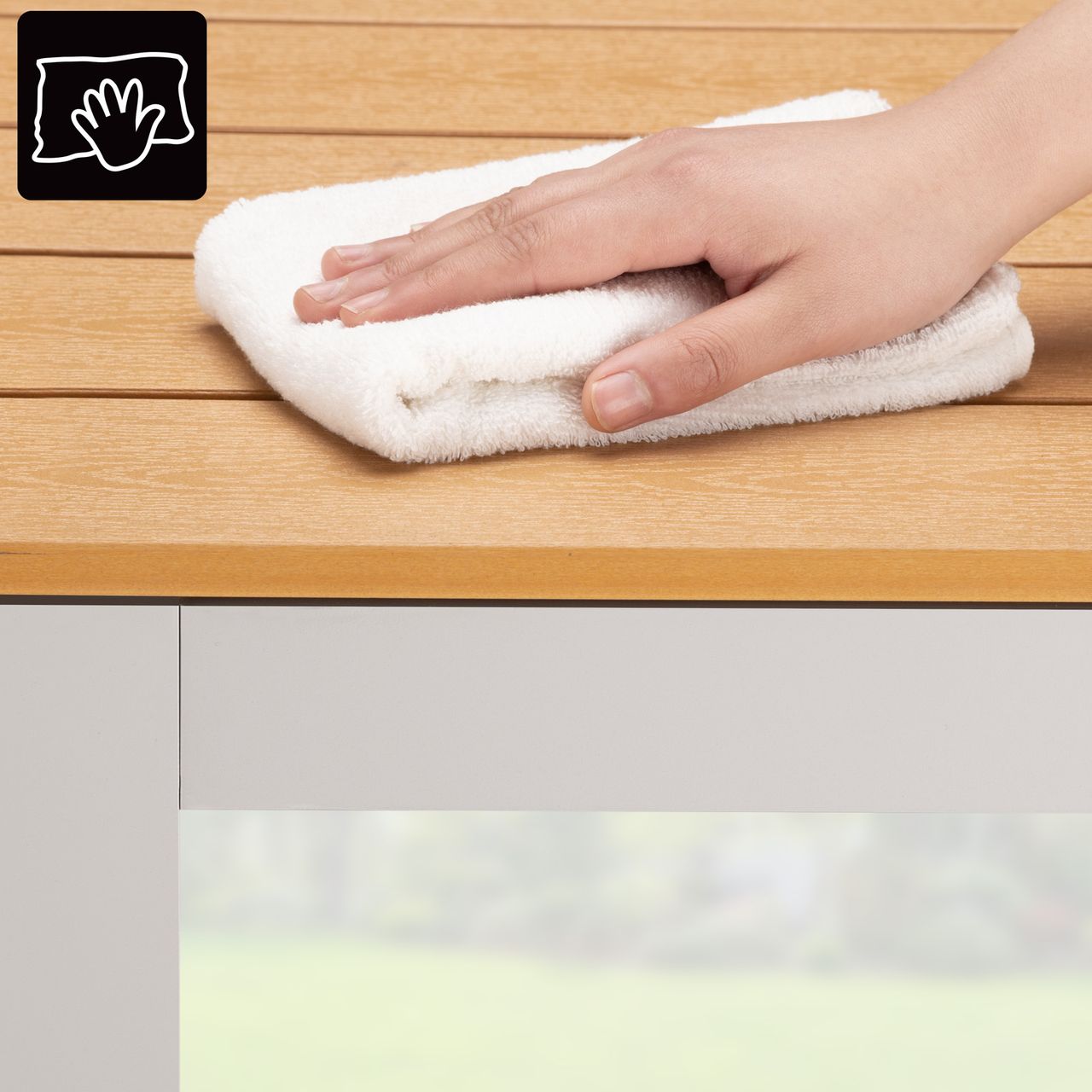 Casaria Garten-Sitzgruppe Bern 5-tlg. Creme Alu WPC