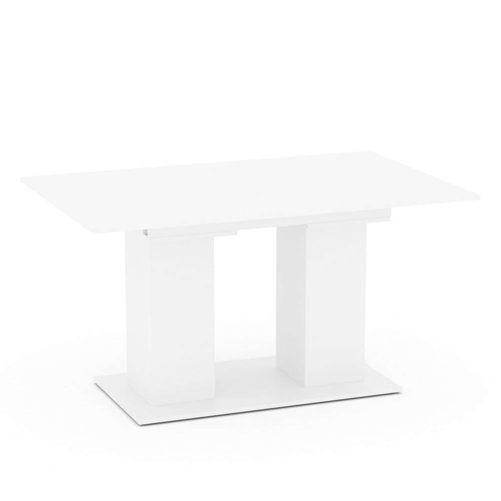 Vicco Esstisch Esszimmertisch ausziehbar DIX 140 - 180 cm Weiß