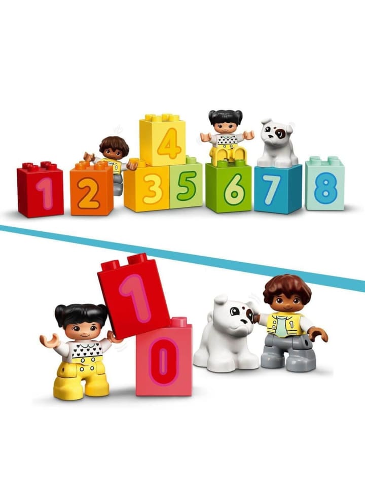 duplo LEGO® DUPLO® 10954 Zahlenzug - Zählen lernen in Mehrfarbig ab 18 Monate günstig kaufen onesize