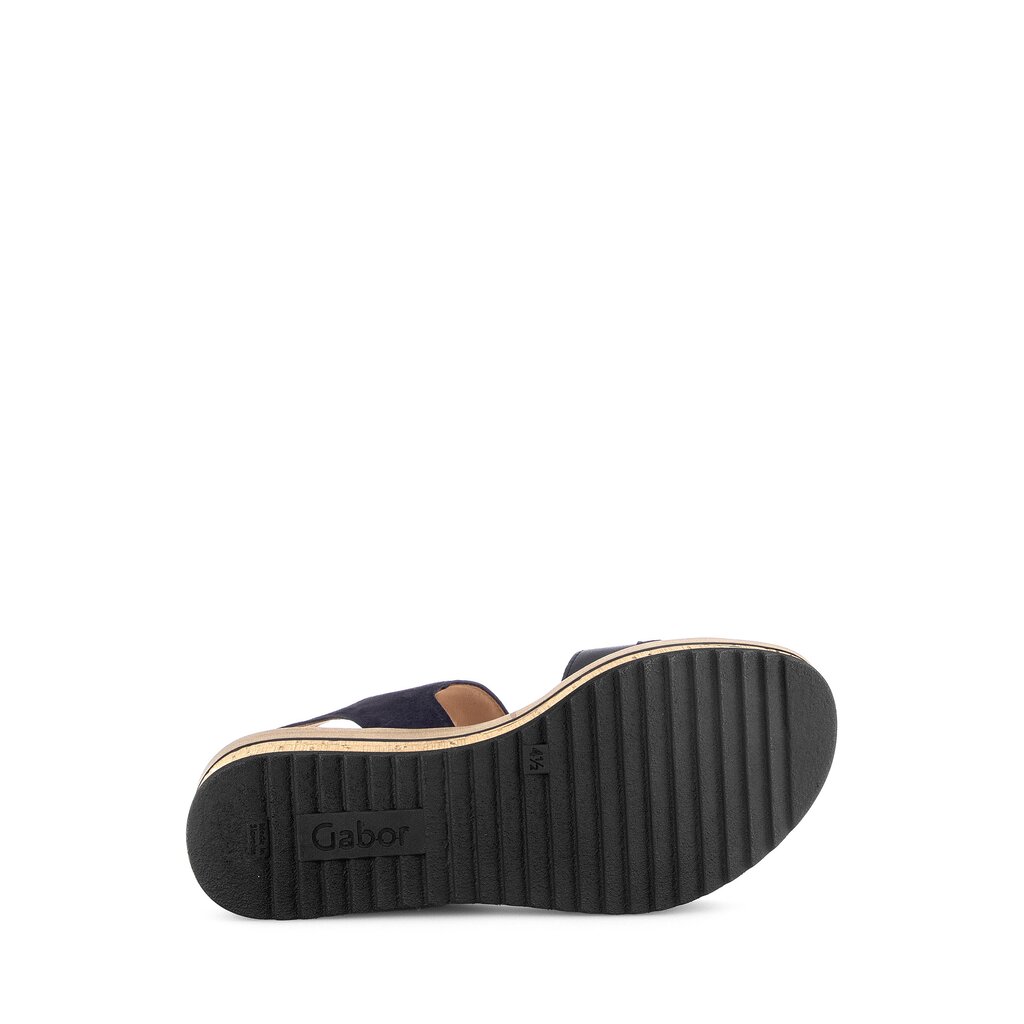 Gabor fashion Plateau Sandale blau