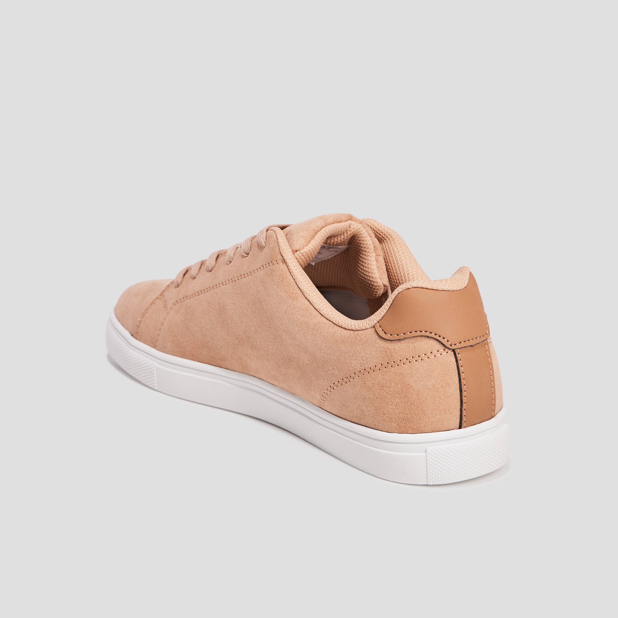 Tennis à lacets beige homme | La Halle