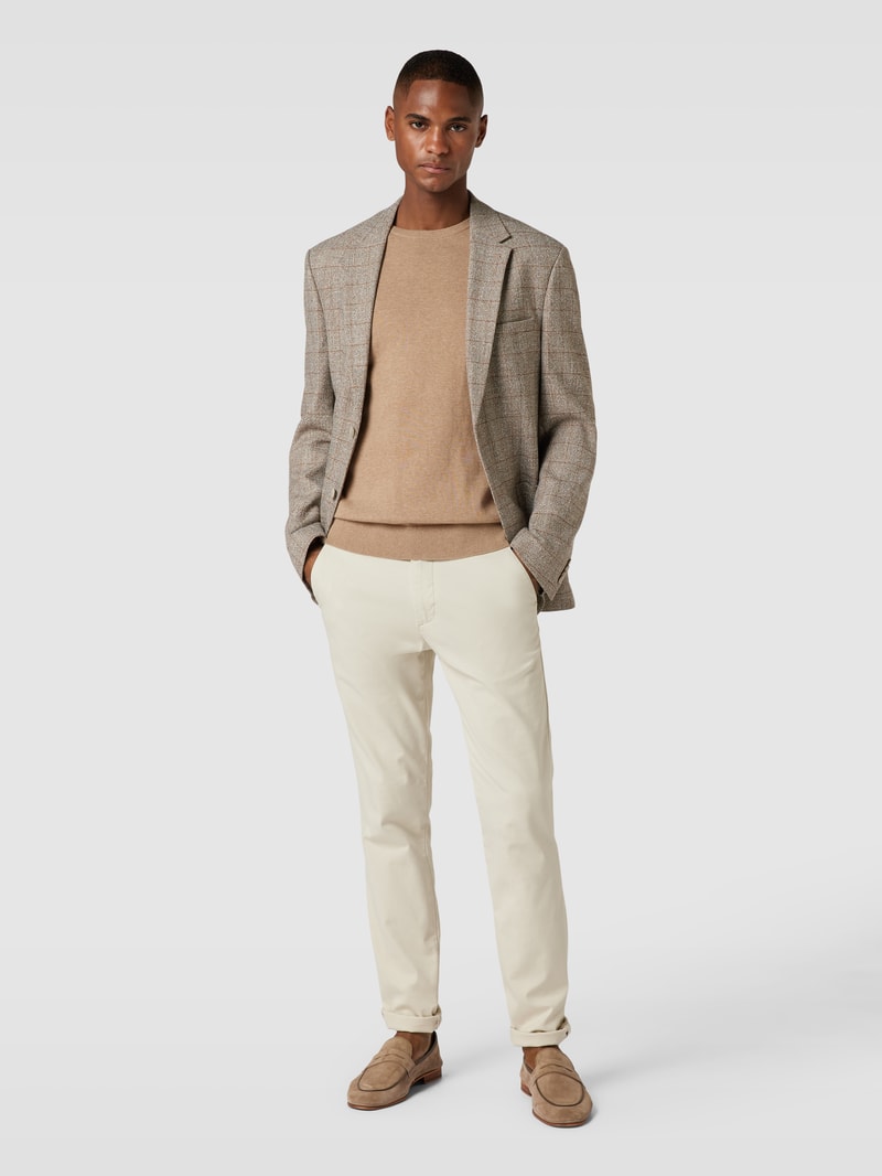 2-Knopf-Sakko in melierter Optik in beige
