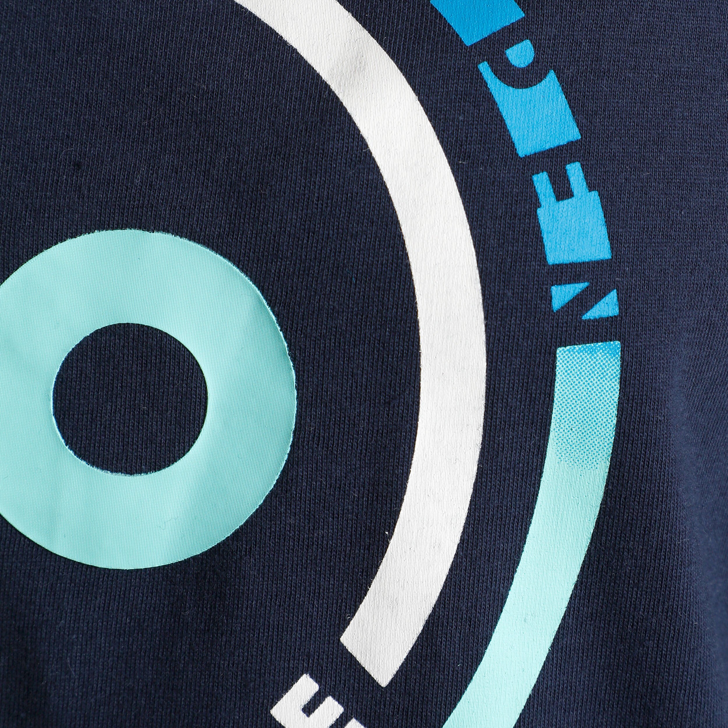 AO Round Logo T-Shirt Damen - Dunkelblau, Blau
