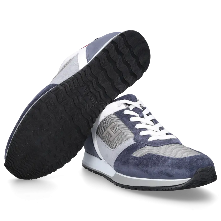 Hogan - Sneaker low H321 Veloursleder - blau