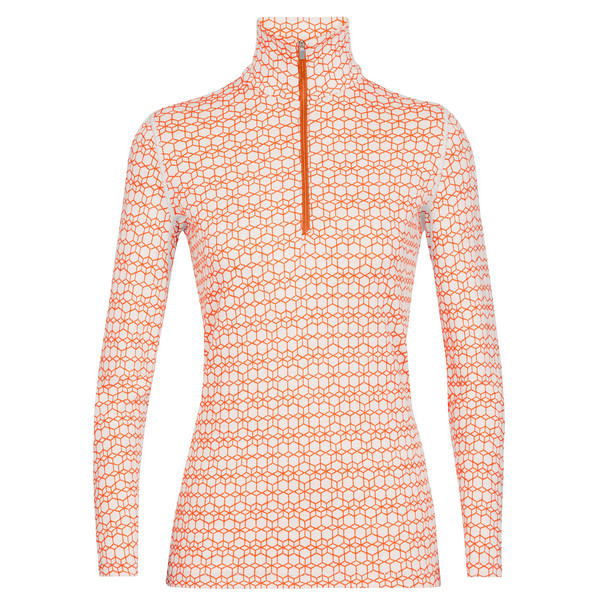 250 VERTEX LS HALF ZIP ALPINE GEO Damen - Funktionsshirt