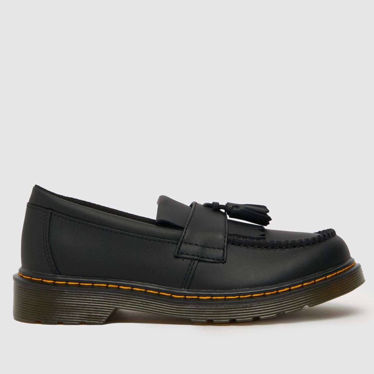 Dr Martens svarta Adrian flickor juniorskor