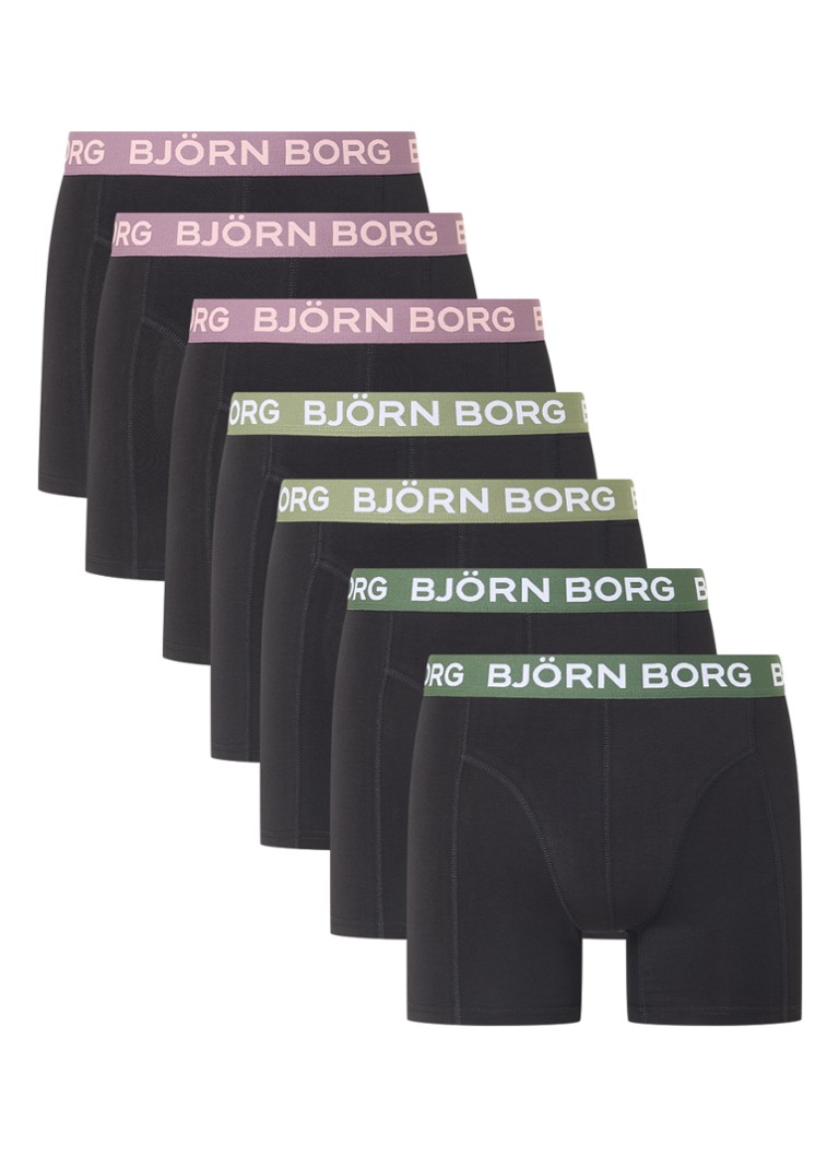 Björn Borg Boxer shorts with logo band in 7-pack