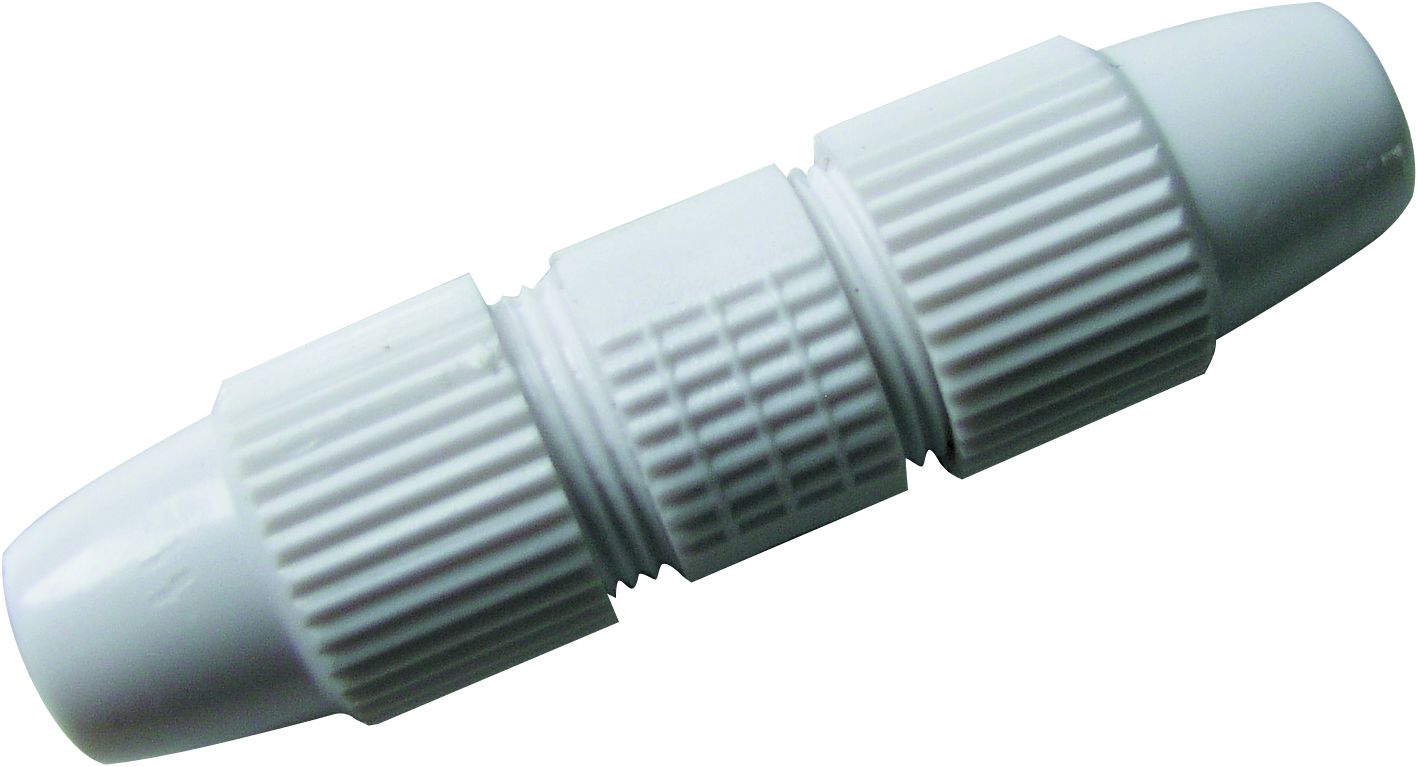 Schwaiger KVB36 weißer Koax-Kabelverbinder