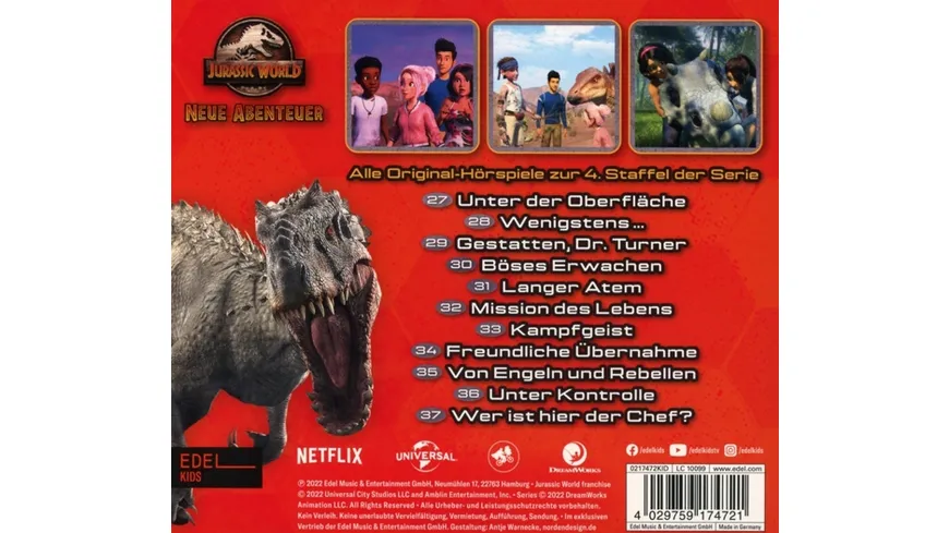 Staffelbox 4-Folge 10-12 Jurassic World-Neue Abenteuer