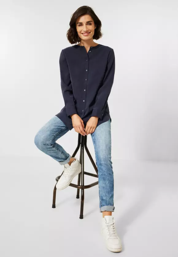 CECIL Longbluse in Unifarbe