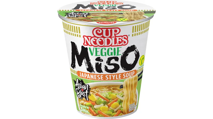 Cup Noodles Veggie Miso Japanese Style Soup 67 g
