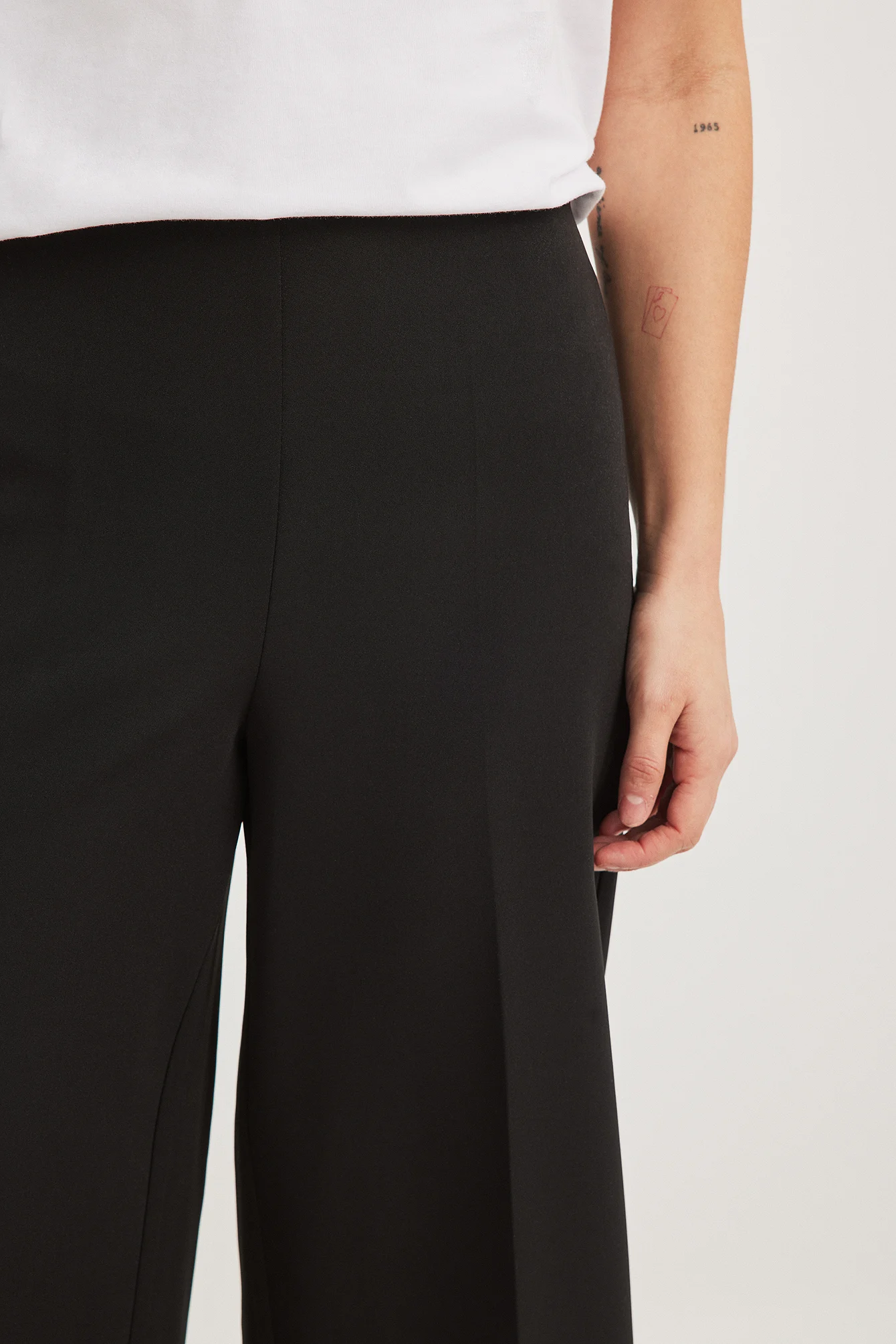Culotte-Hose mit hoher Taille